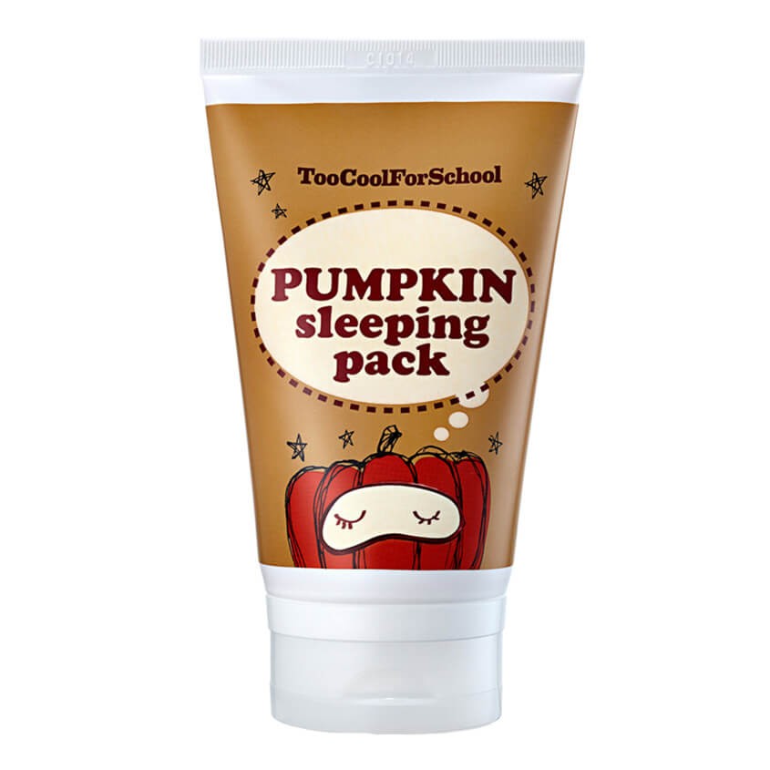 Too Cool For School Энзимная ночная маска с тыквой и керамидами Pumpkin Sleeping Pack, 30 мл