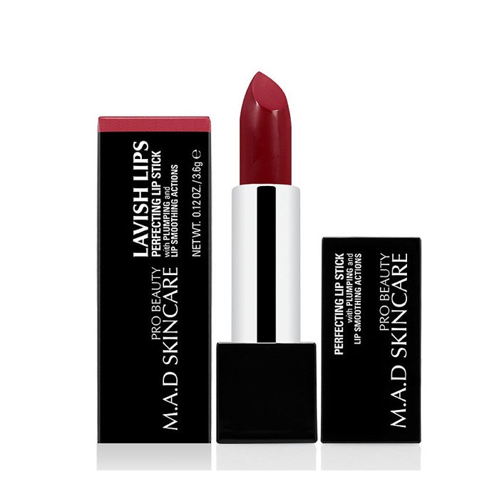 M.A.D Lavish Lips № 004 Омолаживающая помада с эффектом увеличения объема губ Perfecting Lip Stick ALLURING