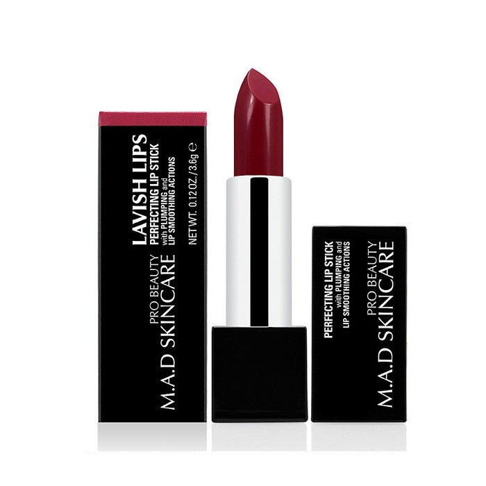 M.A.D Lavish Lips № 006 Омолаживающая помада с эффектом увеличения объема губ Perfecting Lip Stick MYSTERIOUS