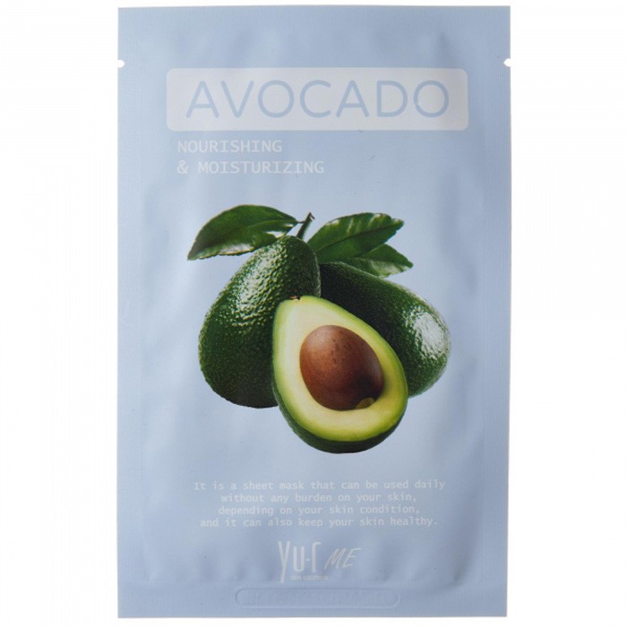 Yu.r Me Тканевая маска с экстрактом авокадо Avocado Sheet Mask