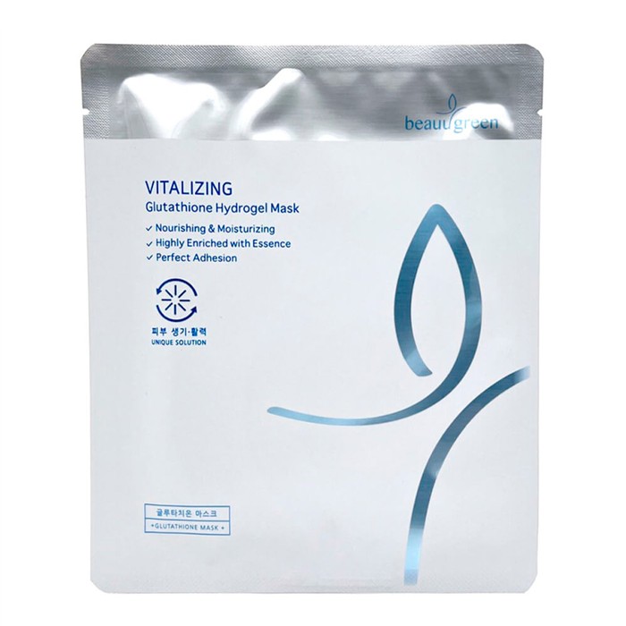 BeauuGreen Гидрогелевая маска с глутатионом Маска Glutathione Hydrogel Mask