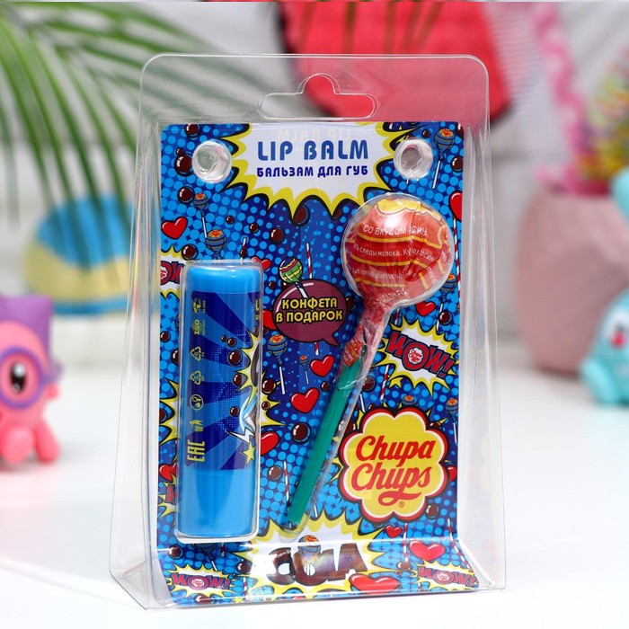 Бальзам для губ Chupa chups Кола и Карамель, 4,2 г