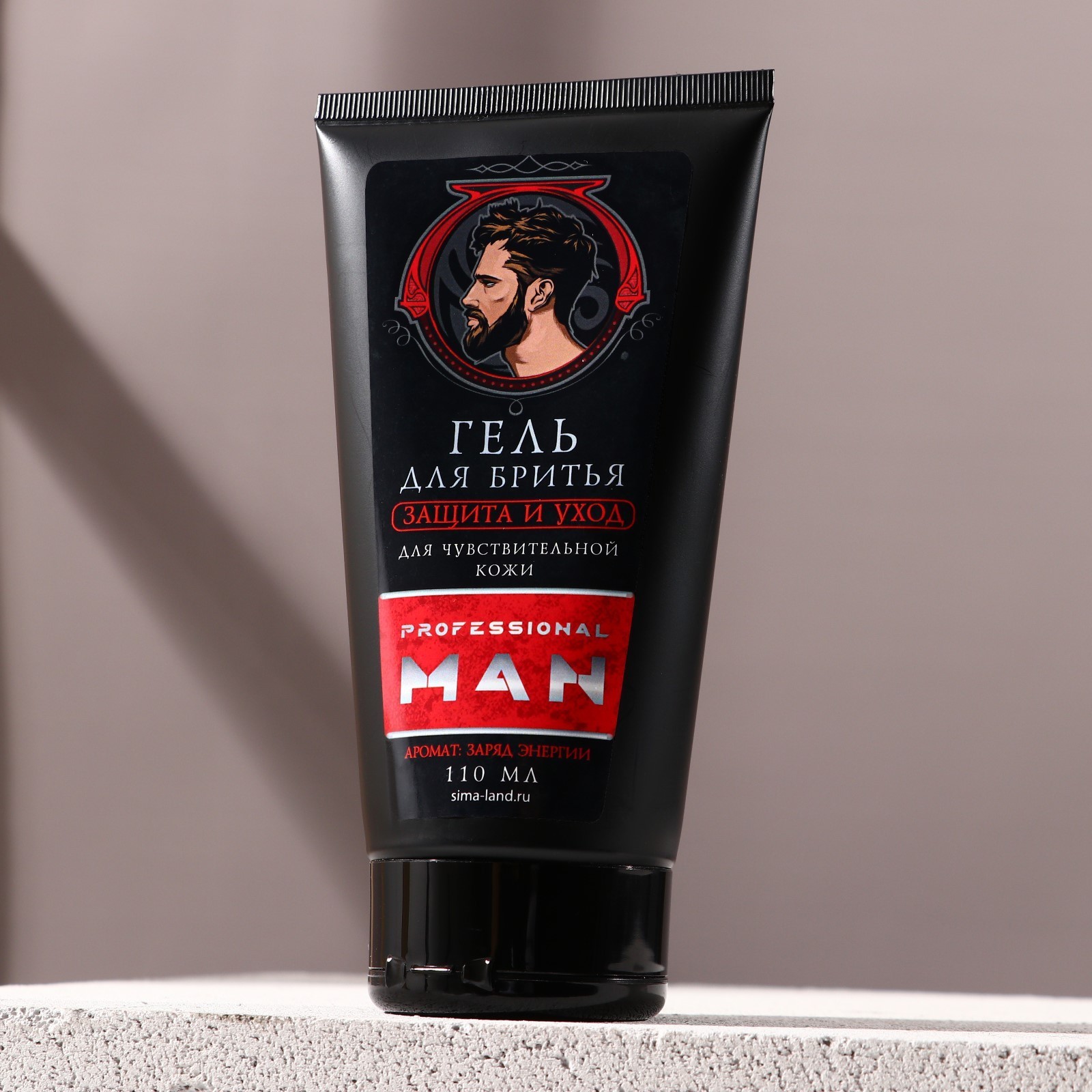 Гель для бритья Professional Man "Заряд энергии", 110 мл