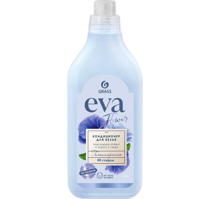 GraSS Кондиционер для белья EVA Flower концентрированный, 1,8 л