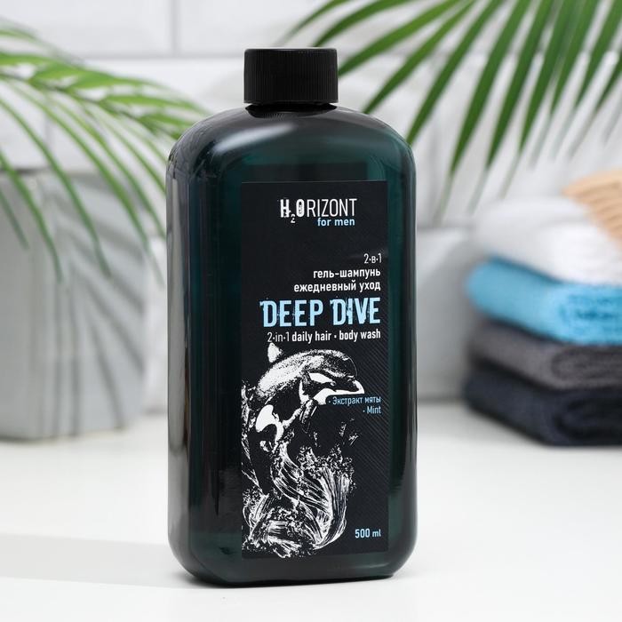 Гель-шампунь 2-в-1 для ежедневного ухода DEEP DIVE, 500 мл