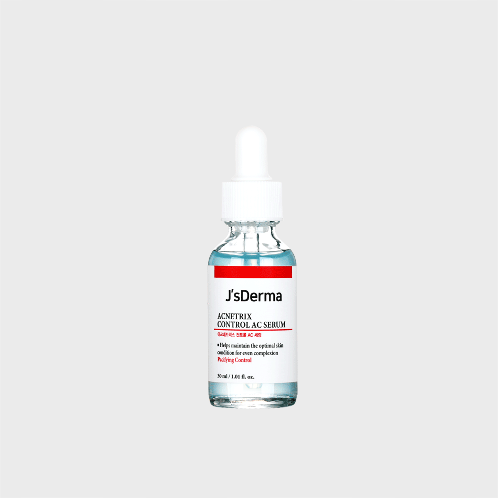 JsDerma Сыворотка для проблемной кожи с ниацинамидом и цинком Acnetrix Control AC Serum, 30 мл