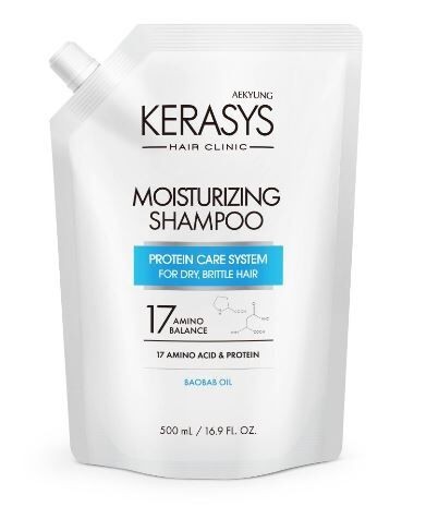 Kerasys  Шампунь для волос  Увлажняющий 500г (запаска)