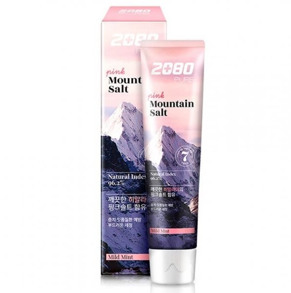 KERASYS Зубная паста с гималайской солью Aekyung 2080 Pink Mountain Salt Toothpaste (розовая)(120 гр)