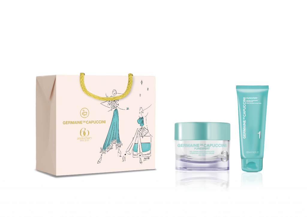 Germaine de Capuccini PURE MOMENTS SET  Чистые Моменты набор гидроматирующий для жирной кожи с акне