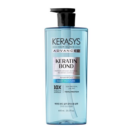 Kerasys Шампунь  Advanced Keratin Bond Увлажнение 600 мл