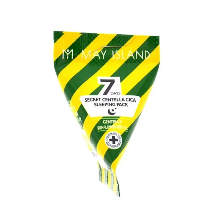 May Island 7Days Маска ночная с центеллой Seven Days Secret Centella Cica Sleeping Pack, 3 г