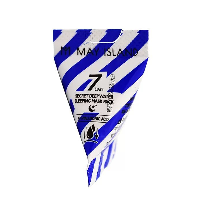 May Island 7Days Маска ночная с гиалуроновой кислотой Secret Deep Water Sleeping Mask Pack, 3 г