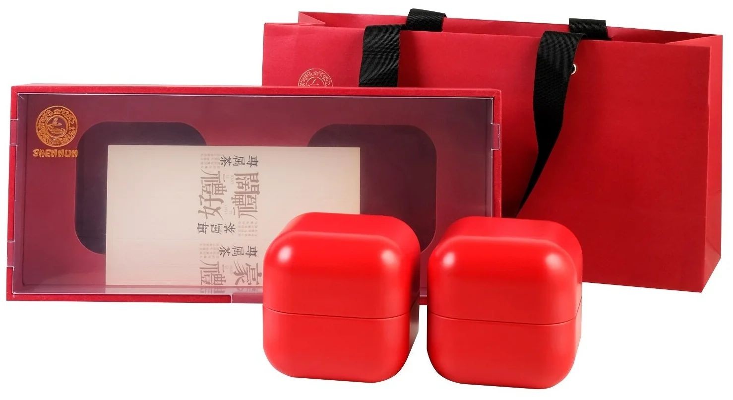 Shennun Набор китайского крупнолистового чая KingTea «Модный квартал» (Улун 60г *2 б.)