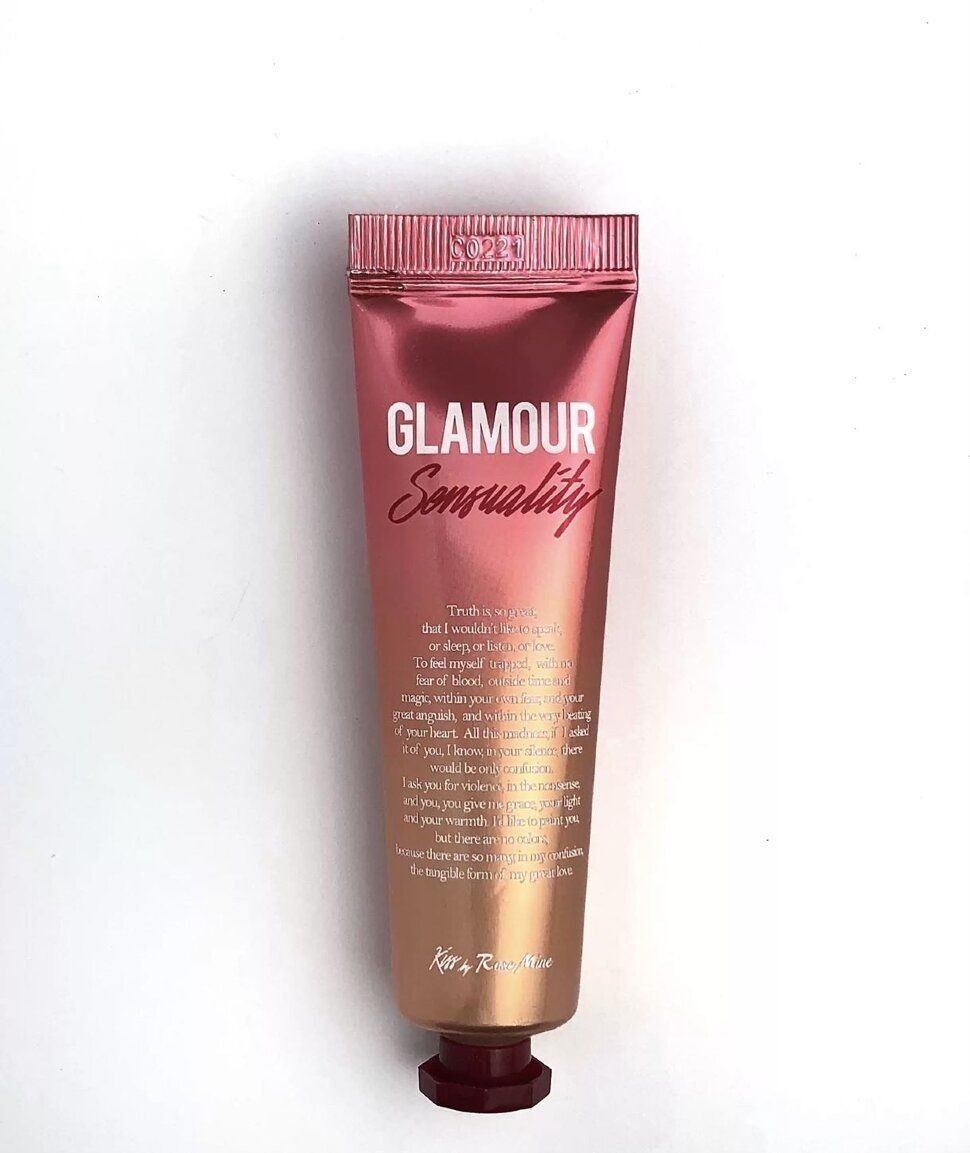 [Kiss by Rosemine] Крем для рук ДРЕВЕСНО-МУСКУСНЫЙ АРОМАТ Fragrance Hand Cream - Glamour Sensuality, 30 мл