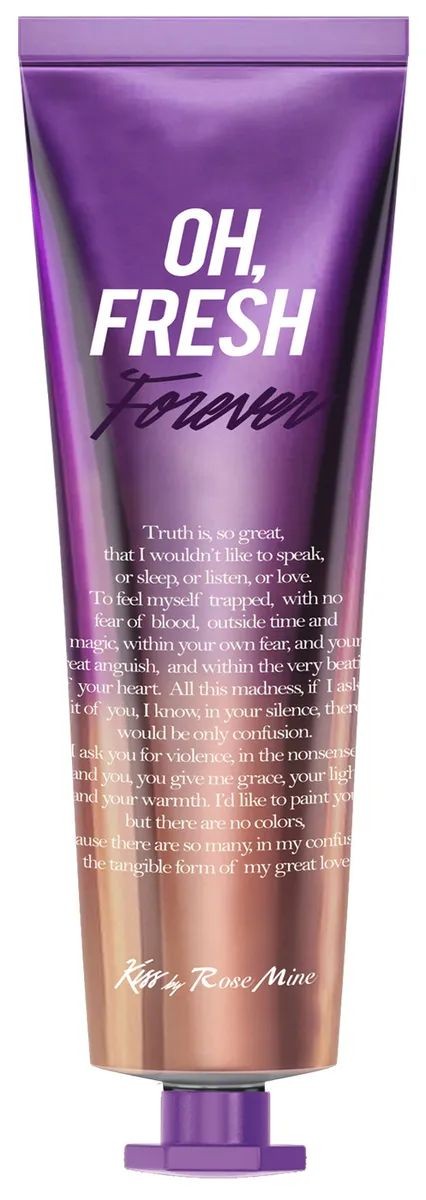 [Kiss by Rosemine] Крем для рук ЦВЕТОЧНЫЙ АРОМАТ ИРИСА Fragrance Hand Cream - Oh, Fresh Forever, 30 мл