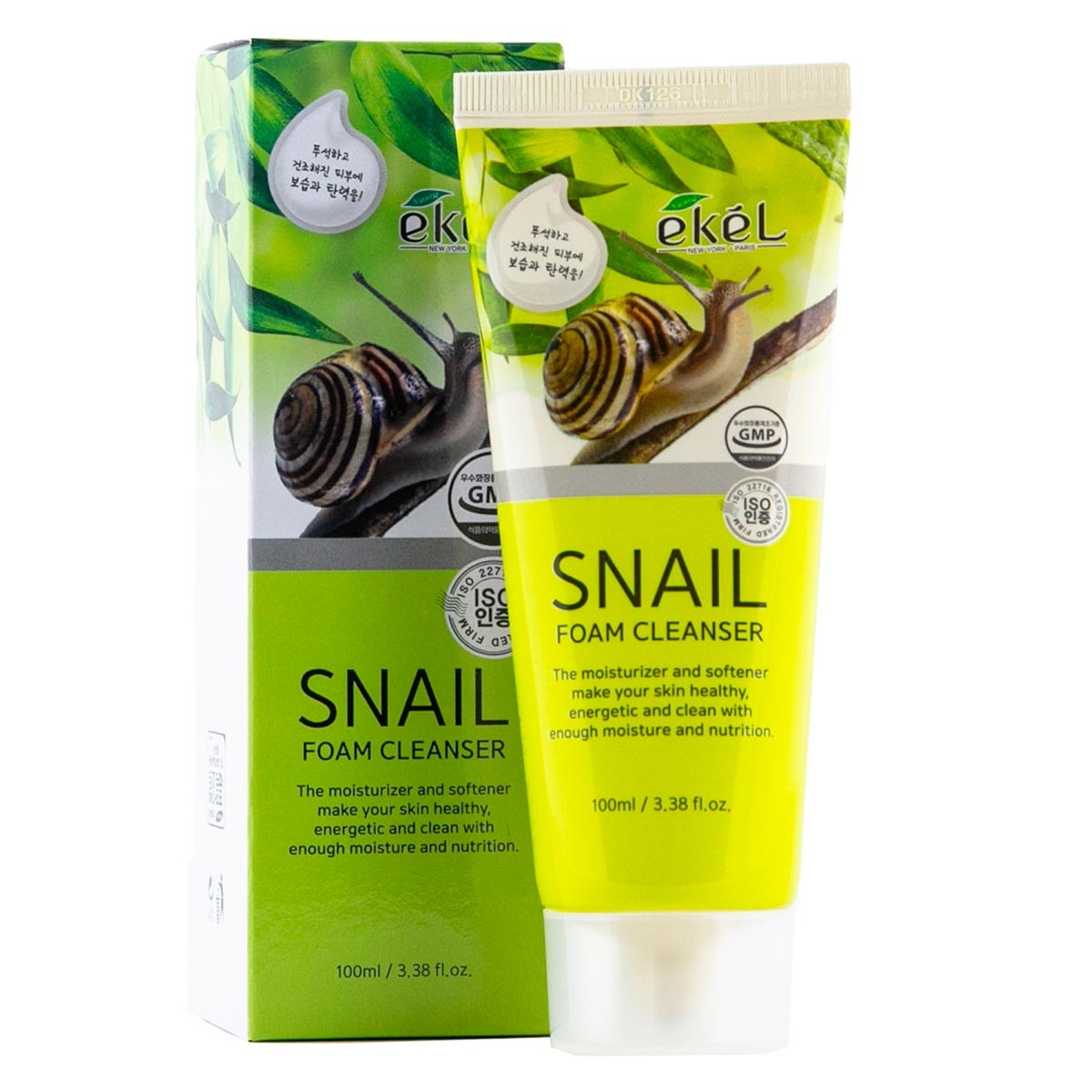 EKEL Пенка для умывания с муцином улитки Snail Foam Cleanser, 100 мл