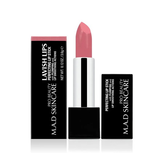 M.A.D Lavish Lips № 014 Омолаживающая помада с эффектом увеличения объема губ Perfecting Lip Stick DEMURE