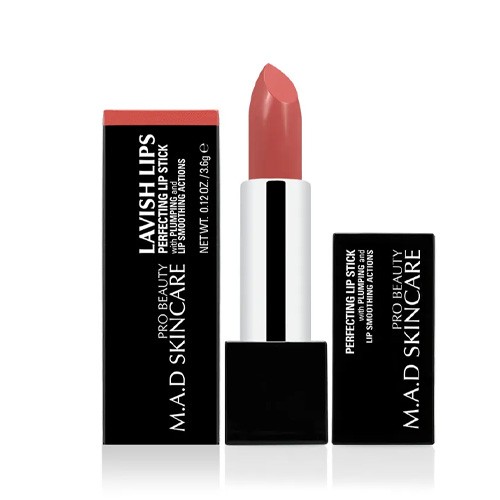 M.A.D Lavish Lips № 009 Омолаживающая помада с эффектом увеличения объема губ Perfecting Lip Stick BITTERSWEET