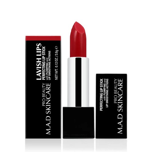 M.A.D Lavish Lips № 001 Омолаживающая помада с эффектом увеличения объема губ Perfecting Lip Stick FLIRTY