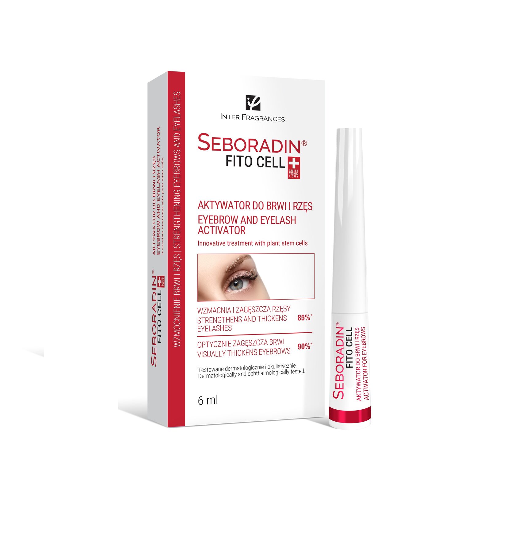 Сыворотка Seboradin FITO CELL  для роста ресниц и бровей / Seboradin FITO CELL EYEBROW AND EYELASH ACTIVATOR, 6 мл