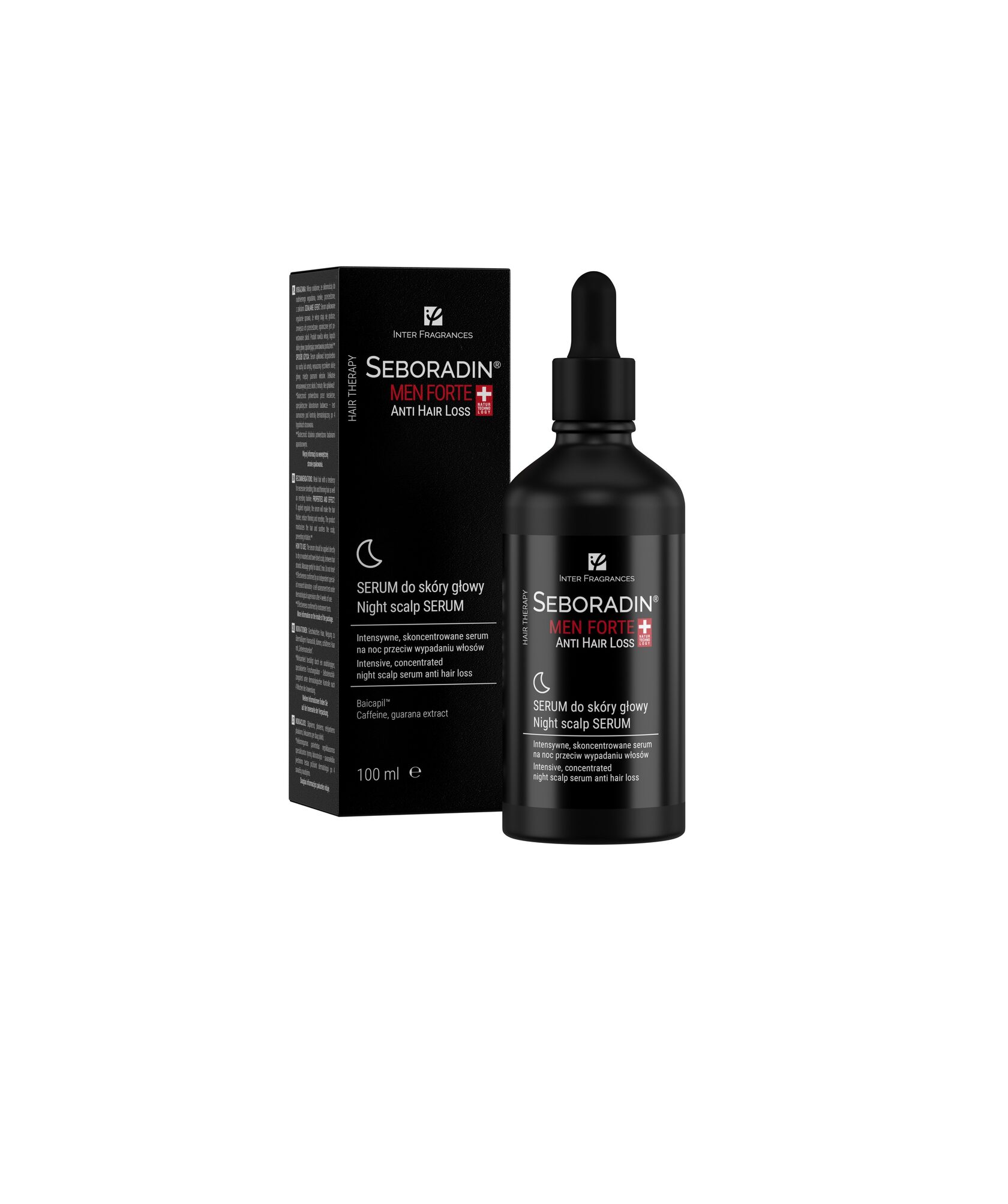 Ночная сыворотка Seboradin MEN  FORTE от выпадения волос для мужчин / Seboradin MEN FORTE ANTI HAIR LOSS night scalp serum, 100 мл
