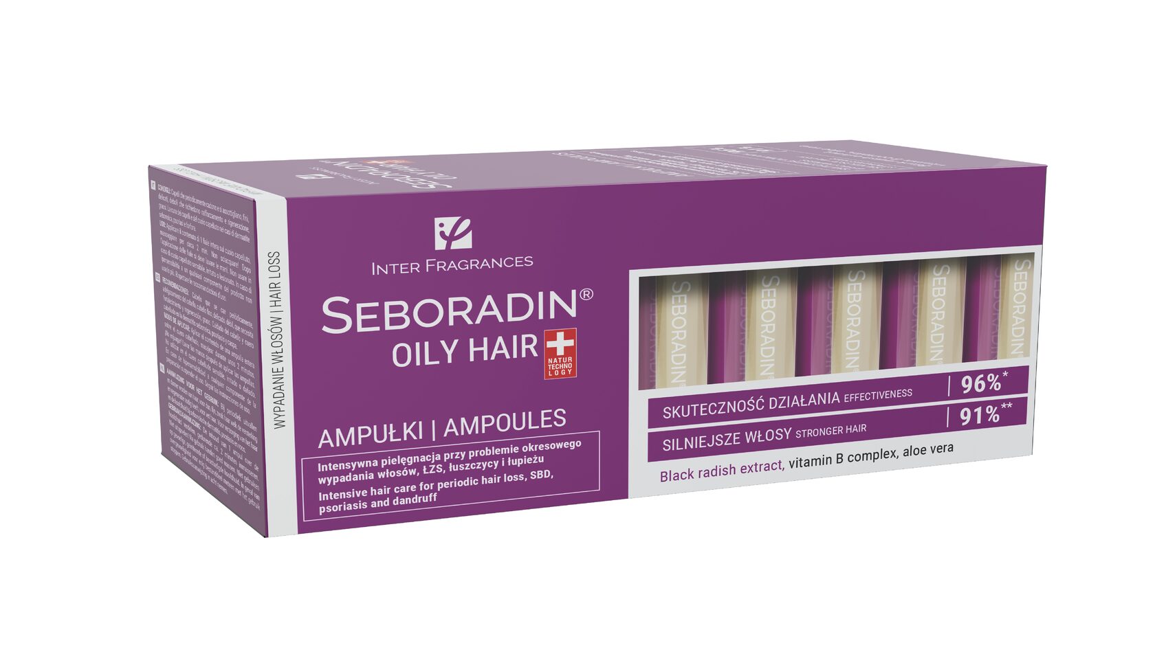 Ампула-сыворотка Seboradin для жирной кожи головы / Seboradin OILY Hair Ampules, 14x5,5 мл