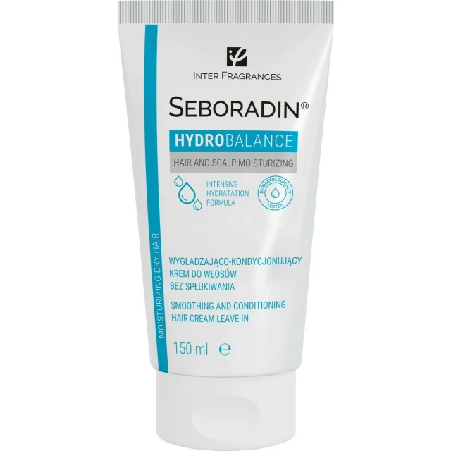Несмываемый увлажняющий   крем - кондиционер Seboradin HYDRO BALANCE /  Seboradin HYDRO BALANCE smoothing and conditioning hair cream leave, 150 мл